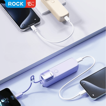ROCK 30W SwiftCharge Mini Power Hub 5000mAh Power Bank