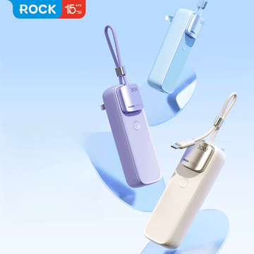 ROCK 30W SwiftCharge Mini Power Hub 5000mAh Power Bank