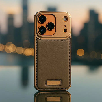 iPhone 17 Series Aero Flex Premium Metallic Leather Case