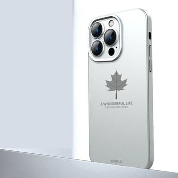 Aone Radiance Maple Leaf Matte Case - iPhone